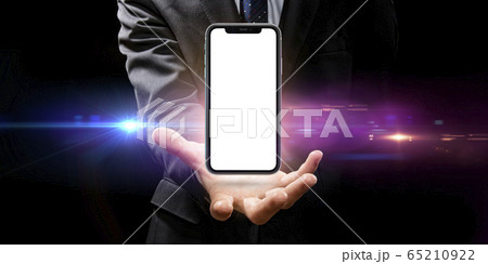 スマートフォンの画面合成用素材 65210922