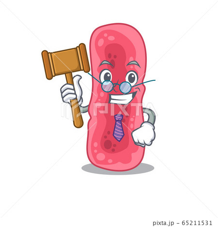 A humble judge of shigella sonnei cartoon character design wearing glasses 65211531