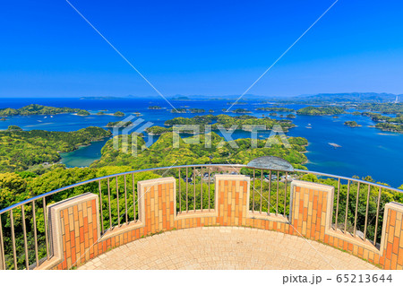 長崎_展海峰展望台からの九十九島 65213644