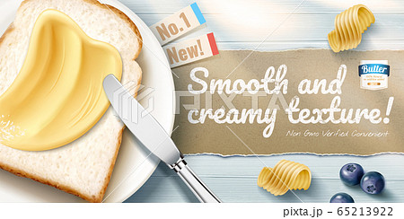 Creamy butter banner ads Creamy butter banner ads 65213922