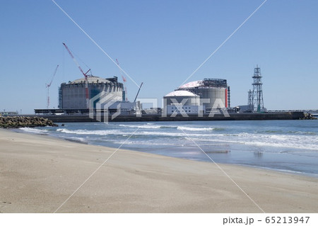 日立LNG基地 ガスタンク 日立LNG基地 ガスタンク 65213947