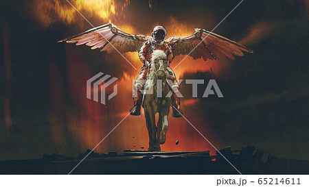 space knight with god's wings space knight with god's wings 65214611