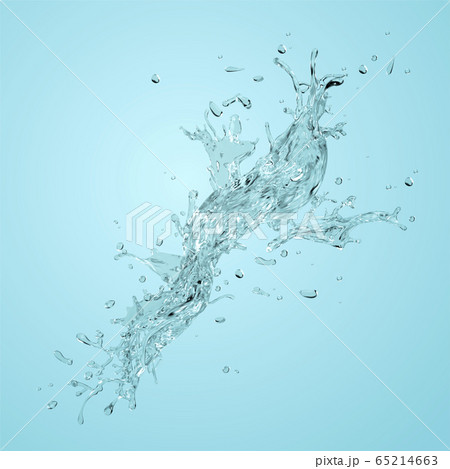 Clear water splashes effect Clear water splashes effect 65214663