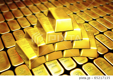 Illustration Of Gold Bullion Stock Illustration