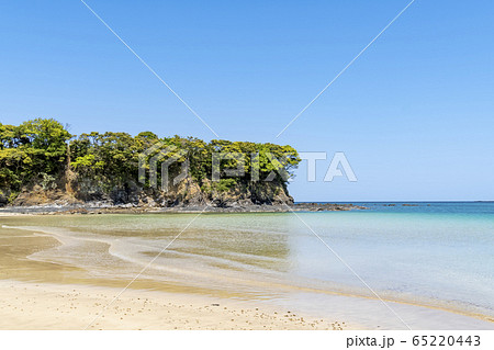 長崎県 対馬 三宇田浜海水浴場 長崎県 対馬 三宇田浜海水浴場 65220443