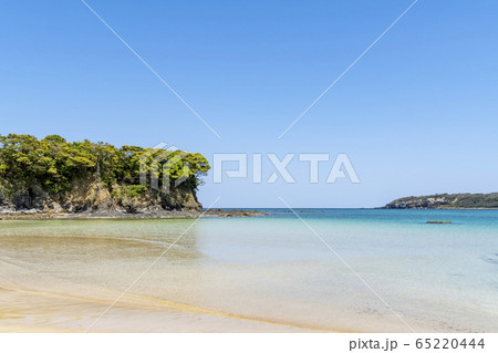 長崎県 対馬 三宇田浜海水浴場 長崎県 対馬 三宇田浜海水浴場 65220444