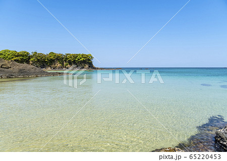 長崎県 対馬 三宇田浜海水浴場 長崎県 対馬 三宇田浜海水浴場 65220453