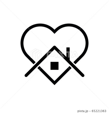 Stay home icon vector heart and home sign for graphic design, logo, web site, social media, mobile app, ui illustration Stay home icon vector heart and home sign for graphic design, logo, web site, social media, mobile app, ui illustration 65221363