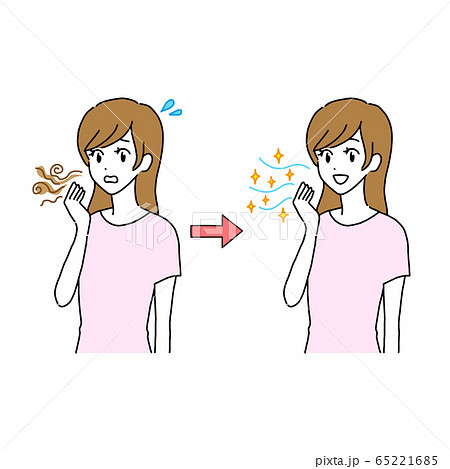 口臭　女性 65221685