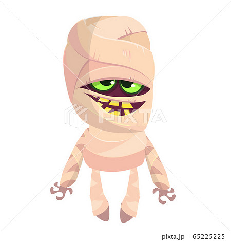 Cartoon funny mummy. Vector illustration of mummy 65225225