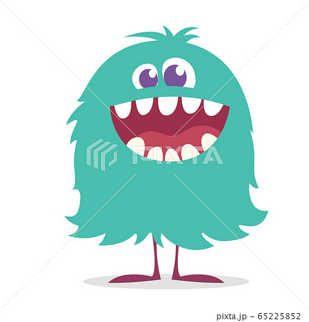 Cute cartoon monster. Vector illustration. Halloween design Cute cartoon monster. Vector illustration. Halloween design 65225852
