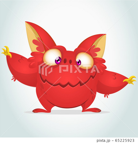 Funny cartoon monster. Vector illustration 65225923