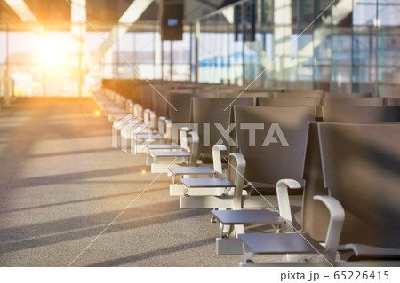 Photo of empty boarding gate in airport Photo of empty boarding gate in airport 65226415