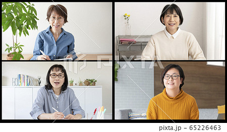 web会議の画面 65226463