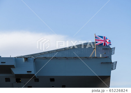 Ski ramp on HMS Prince of Wales 65226824