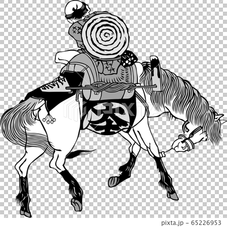 Ukiyoe Townsman 154 Black and White Ukiyoe Townsman 154 Black and White 65226953