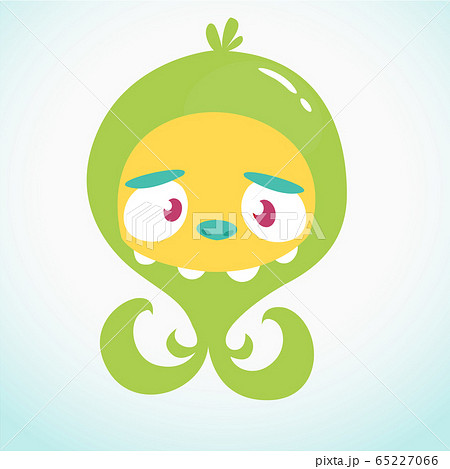 Funny cartoon monster. Vector illustration 65227066