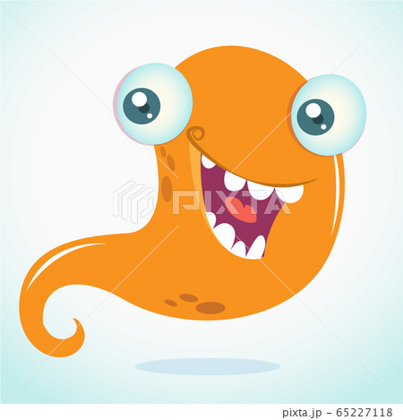 Funny cartoon monster. Vector illustration 65227118
