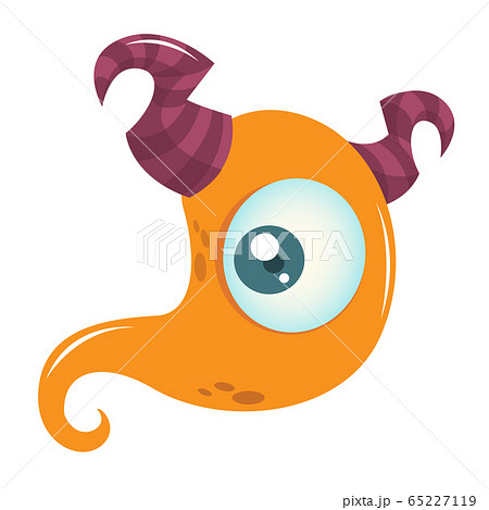 Funny cartoon monster. Vector illustration 65227119