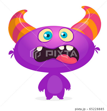 Cartoon Funny Animation Gif Character on Isolated Background. Purple  Monster. Stock Footage - Video of funny, digital: 192835252