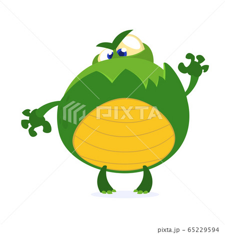 Funny cartoon monster. Vector illustration Funny cartoon monster. Vector illustration 65229594