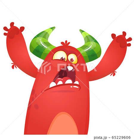 Funny cartoon monster. Vector illustration 65229606