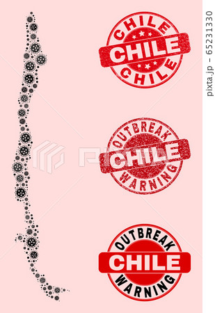 Virus Composition of Mosaic Chile Map and Scratched Stamps Virus Composition of Mosaic Chile Map and Scratched Stamps 65231330