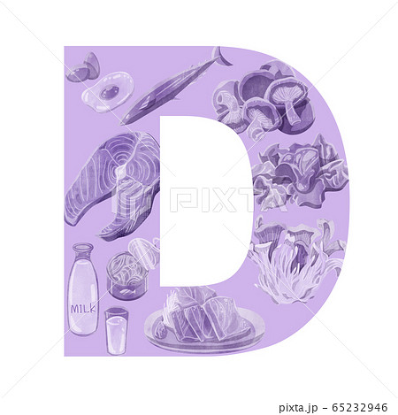 ビタミンDの多い食品 65232946
