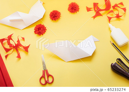 DIY instructions. How to make card with carnation DIY instructions. How to make card with carnation 65233274