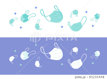 About covid19_Mask flying in the air 65235448