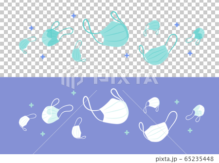 About covid19_Mask flying in the air 65235448