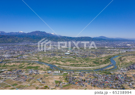 都市の風景 長野県 長野市 千曲川 都市の風景 長野県 長野市 千曲川 65238994