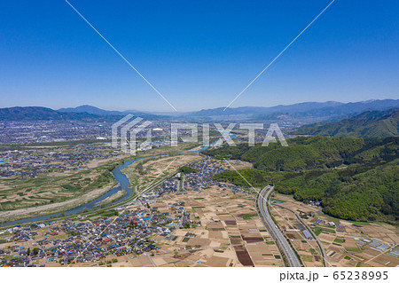 都市の風景 長野県 長野市 千曲川 都市の風景 長野県 長野市 千曲川 65238995