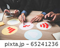 business teamwork concept. Marketing strategy 65241236