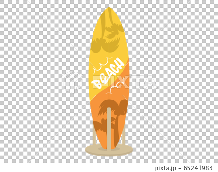 サーフボードのイラスト 65241983