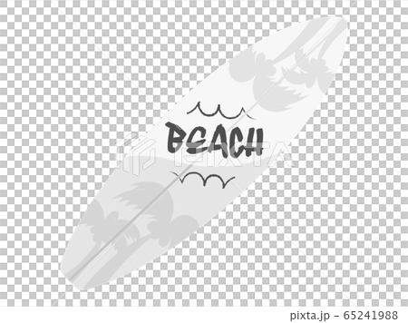 サーフボードのイラストのイラスト素材