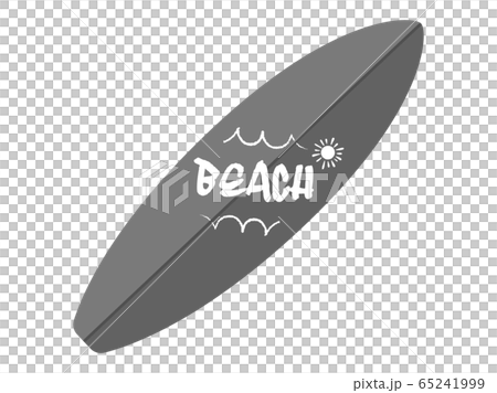 サーフボードのイラストのイラスト素材