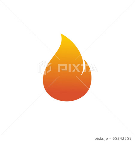 Fire logo icon design vector template 65242555