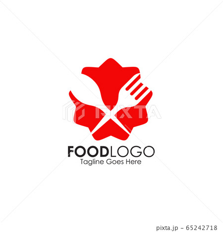 Food logo design vector template 65242718