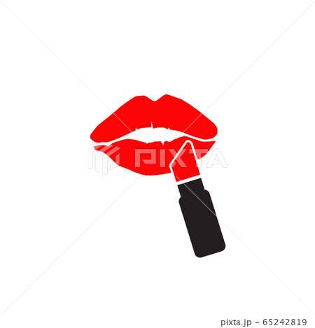 Lipstick logo icon design template Lipstick logo icon design template 65242819