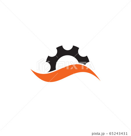 Gear icon logo design for industrial company Gear icon logo design for industrial company 65243431