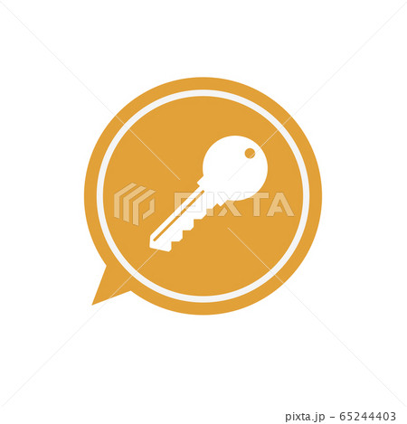 an abstract cute yellow chicken. Isolated Vector 65244403