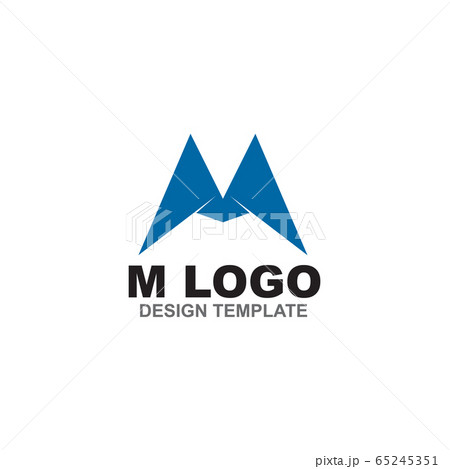 M letter logo design vector template 65245351