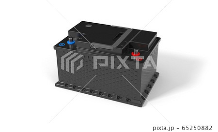 generic car battery. 3d illustration generic car battery. 3d illustration 65250882