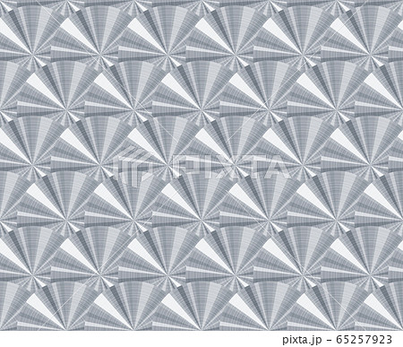 ウロコステン ウロコ模様のステンレス鋼板のイラスト素材 [65257923