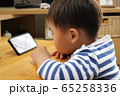 スマホを観る幼児 65258336