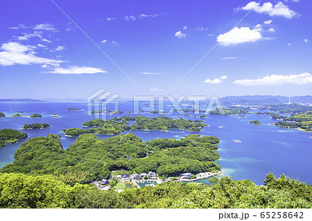 長崎の美しい九十九島（展海峰） 65258642