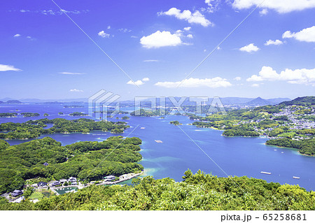 長崎の美しい九十九島（展海峰） 65258681