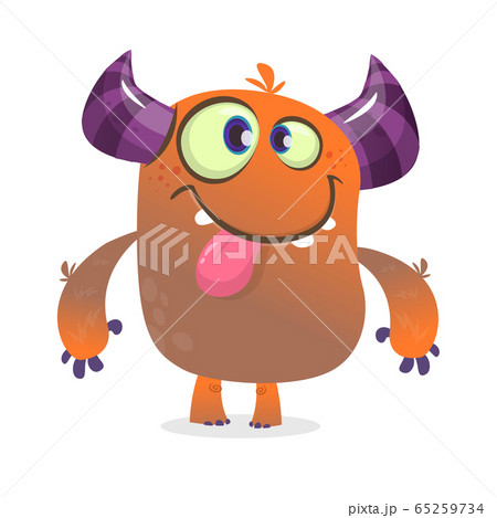 Funny cartoon monster. Vector illustration 65259734