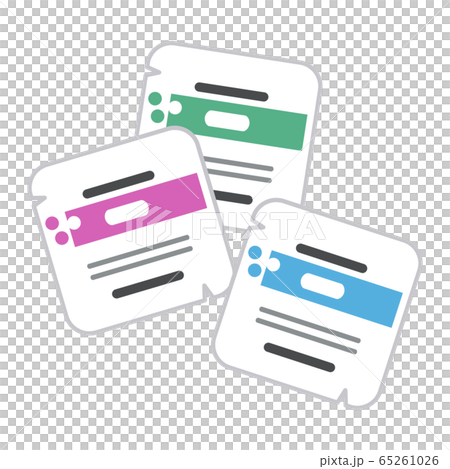 Illustration of medicine for asthma (Hokunarin tape, patch) 65261026